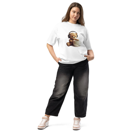 T-shirt Oversize “Teddy Vibes” 🐻🎧